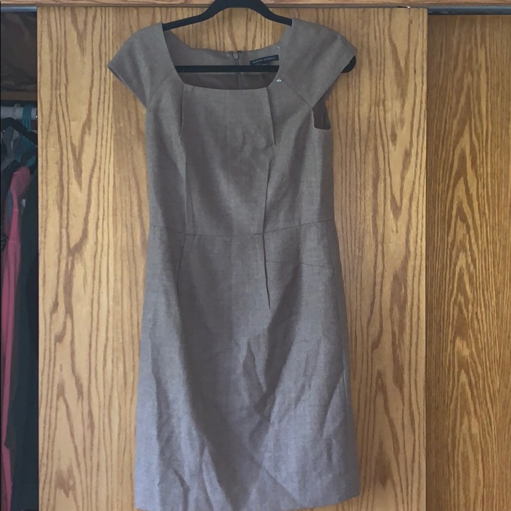 Banana republic taupe cocktail dress